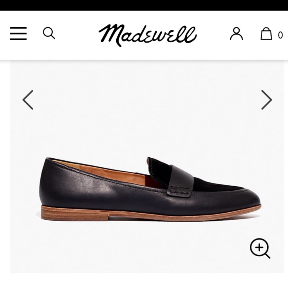 Madewell Alex Loafer in Leather and Suede